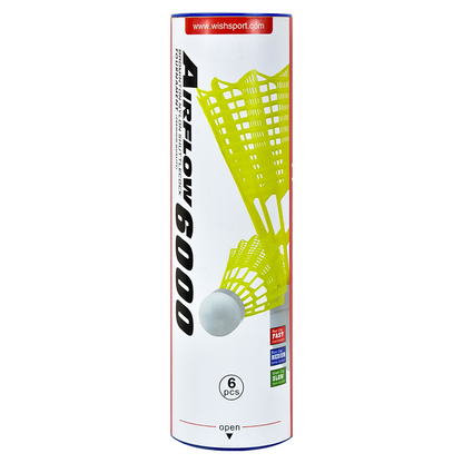 Airflow 6000 Badminton Tournament Shuttlecock - Yellow