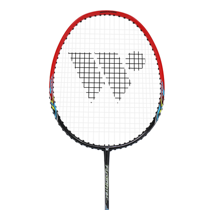 FusionTec 917 Badminton Racket - Black Red