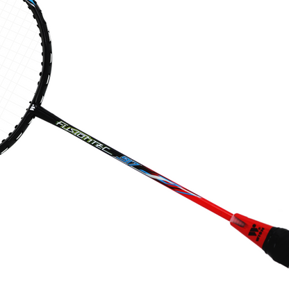 FusionTec 917 Badminton Racket - Black Red