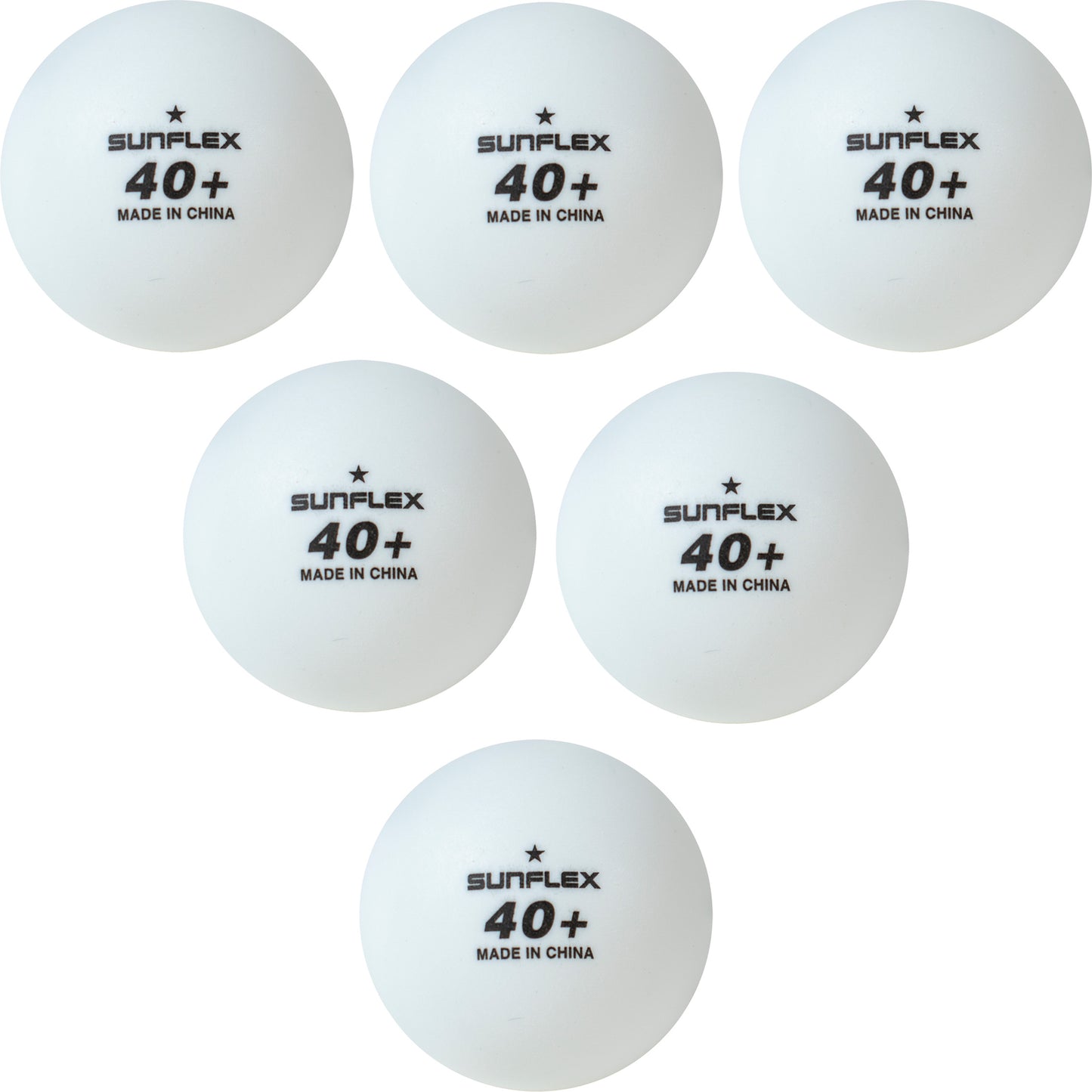 Sunflex 1 Star Table Tennis Balls